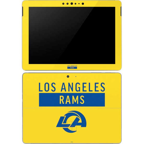 NFL Los Angeles Rams White Performance Series Surface Go Skin
