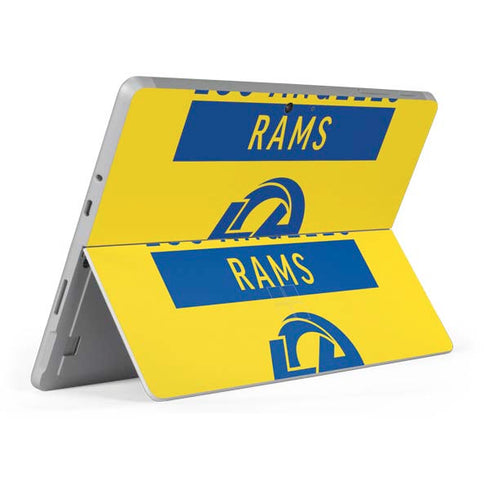NFL Los Angeles Rams White Performance Series Surface Go Skin