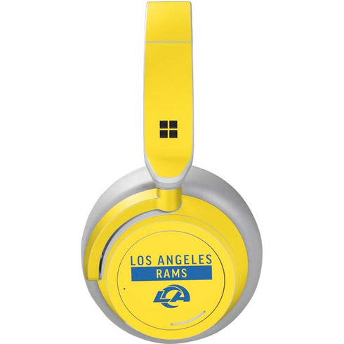 NFL Los Angeles Rams White Performance Series Surface Headphones Skin