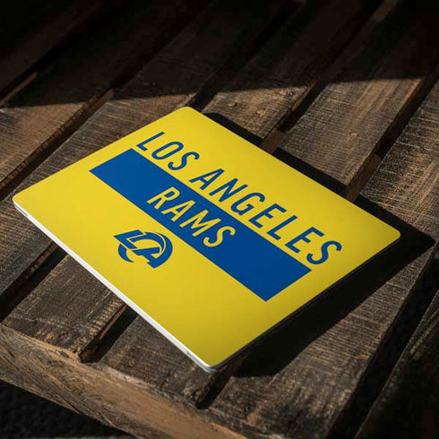 NFL Los Angeles Rams White Performance Series Surface Laptop 2 Skin