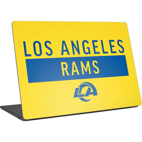 NFL Los Angeles Rams White Performance Series Surface Laptop 4 15in Skin