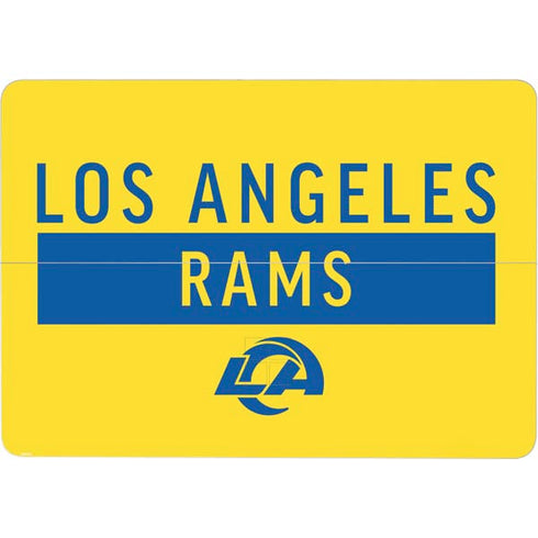 NFL Los Angeles Rams White Performance Series Surface Laptop Studio Skin