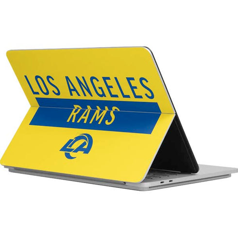 NFL Los Angeles Rams White Performance Series Surface Laptop Studio Skin