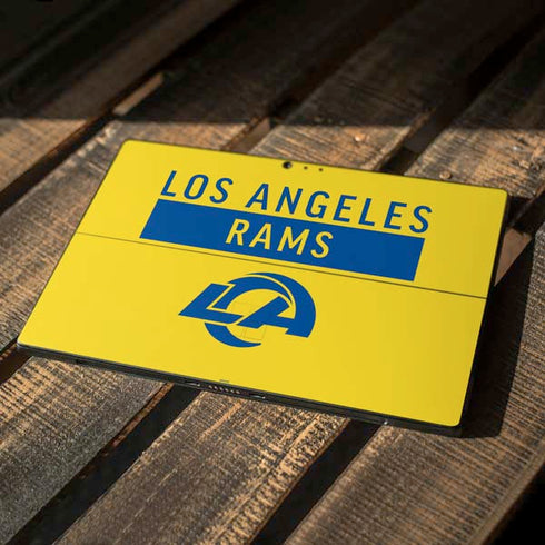 NFL Los Angeles Rams White Performance Series Surface Pro 6 Skin
