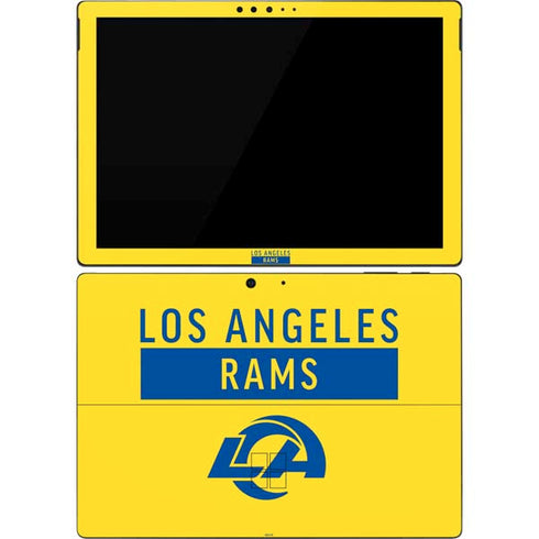 NFL Los Angeles Rams White Performance Series Surface Pro 7 Skin
