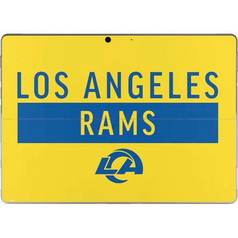NFL Los Angeles Rams White Performance Series Surface Pro 9 Skin