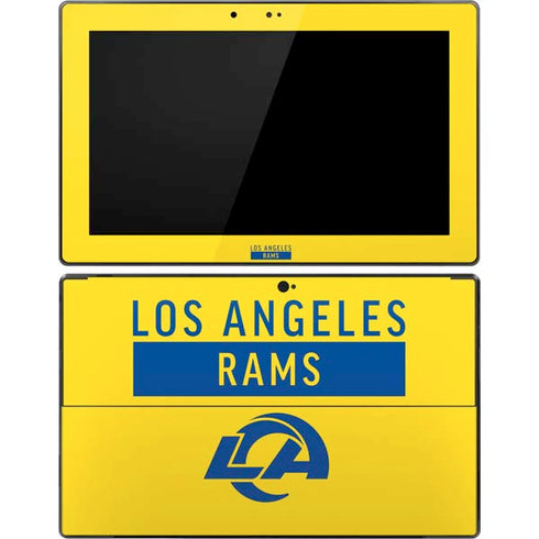 NFL Los Angeles Rams White Performance Series Surface Pro Tablet Skin