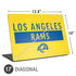 NFL Los Angeles Rams White Performance Series Universal Laptop 17in (13.8 x 10in) Skin