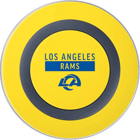 NFL Los Angeles Rams White Performance Series Wireless Charger Skin
