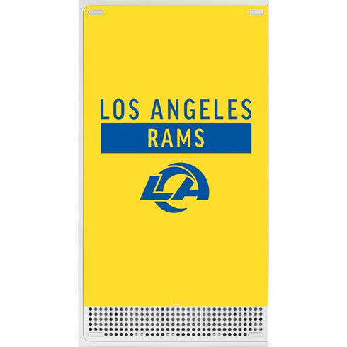 NFL Los Angeles Rams White Performance Series Xbox Series S Skins