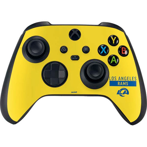 NFL Los Angeles Rams White Performance Series Xbox Series X Controller Skin
