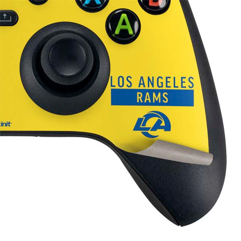 NFL Los Angeles Rams White Performance Series Xbox Series X Controller Skin