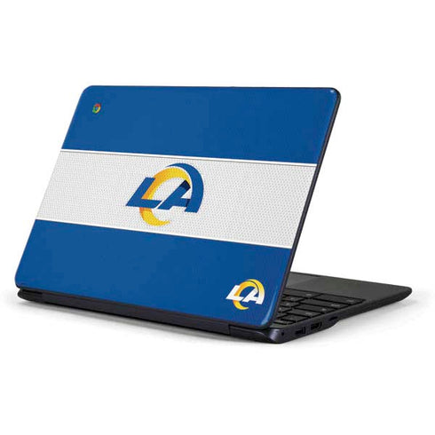 NFL Los Angeles Rams Zone Block Samsung Chromebook Skin