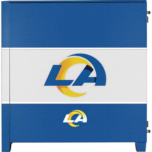 NFL Los Angeles Rams Zone Block Corsair 4000D Tempered Glass Mid-Tower ATX Case Skin