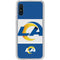 NFL Los Angeles Rams Zone Block Galaxy A10e Clear Case