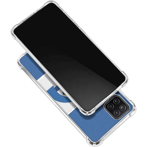 NFL Los Angeles Rams Zone Block Galaxy A12 Clear Case