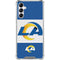 NFL Los Angeles Rams Zone Block Galaxy A15 5G Clear Case