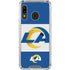 NFL Los Angeles Rams Zone Block Galaxy A30 Clear Case