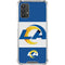 NFL Los Angeles Rams Zone Block Galaxy A32 5G Clear Case