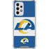 NFL Los Angeles Rams Zone Block Galaxy A33 5G Clear Case