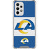NFL Los Angeles Rams Zone Block Galaxy A53 5G Clear Case