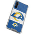 NFL Los Angeles Rams Zone Block Galaxy A54 5G Clear Case