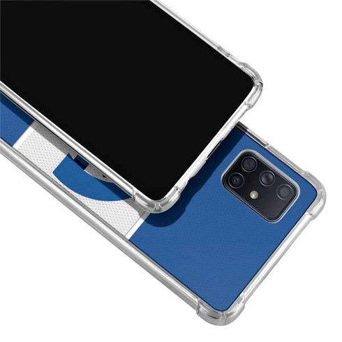 NFL Los Angeles Rams Zone Block Galaxy A71 5G Clear Case