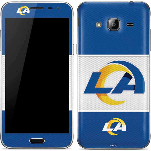 NFL Los Angeles Rams Zone Block Galaxy J3 Skin