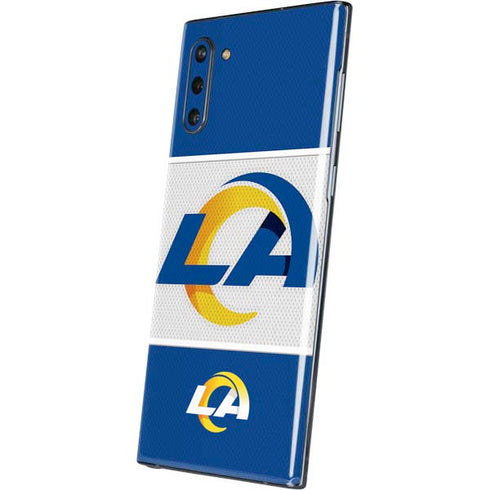 NFL Los Angeles Rams Zone Block Galaxy Note 10 Skin