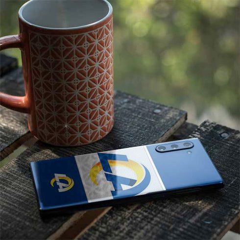 NFL Los Angeles Rams Zone Block Galaxy Note 10 Skin