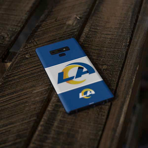 NFL Los Angeles Rams Zone Block Galaxy Note 9 Skin