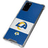 NFL Los Angeles Rams Zone Block Galaxy Note20 5G Clear Case