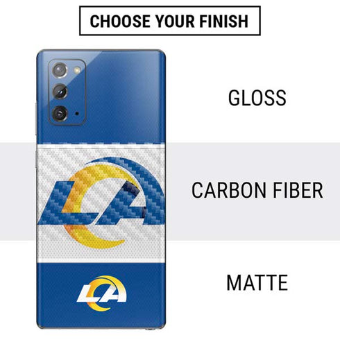 NFL Los Angeles Rams Zone Block Galaxy Note20 5G Skin