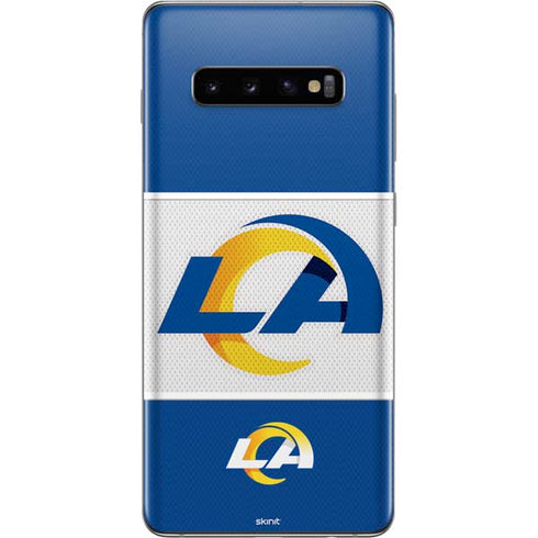 NFL Los Angeles Rams Zone Block Galaxy S10 Plus Skin