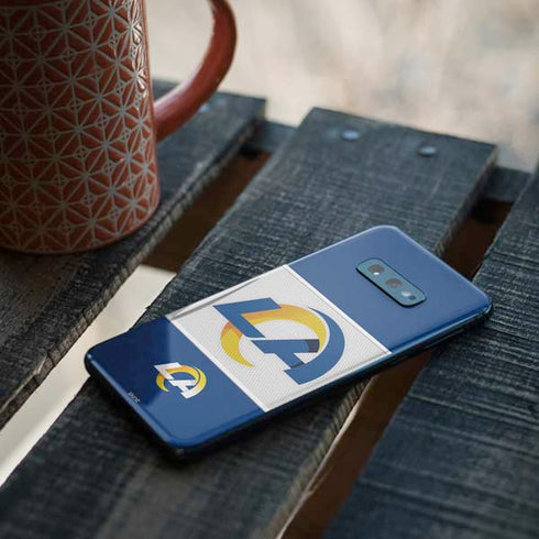 NFL Los Angeles Rams Zone Block Galaxy S10e Skin