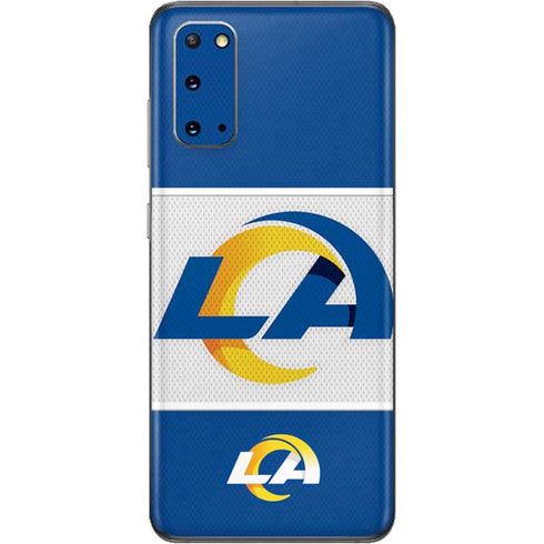 NFL Los Angeles Rams Zone Block Galaxy S20 Skin