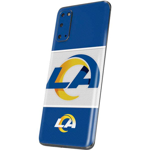 NFL Los Angeles Rams Zone Block Galaxy S20 Skin