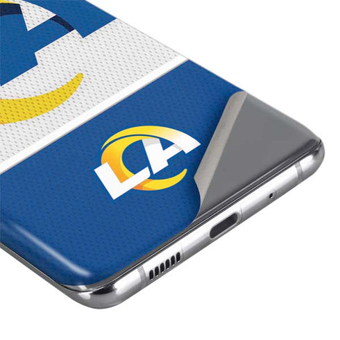 NFL Los Angeles Rams Zone Block Galaxy S20 Skin