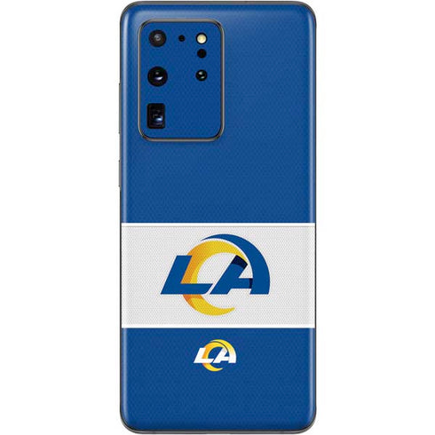 NFL Los Angeles Rams Zone Block Galaxy S20 Ultra 5G Skin