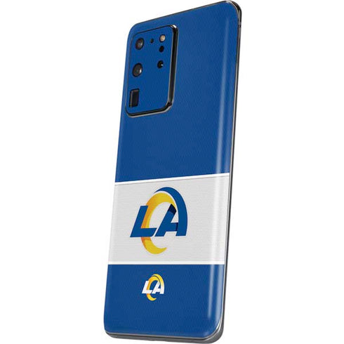 NFL Los Angeles Rams Zone Block Galaxy S20 Ultra 5G Skin