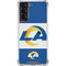 NFL Los Angeles Rams Zone Block Galaxy S21 5G Clear Case
