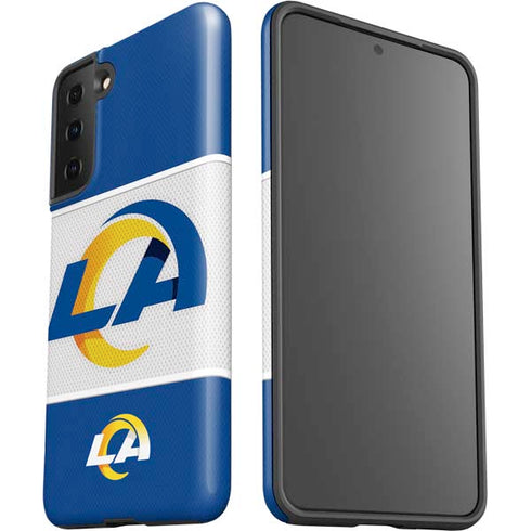 NFL Los Angeles Rams Zone Block Galaxy S21 FE Pro Case