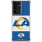 NFL Los Angeles Rams Zone Block Galaxy S21 Ultra 5G Clear Case