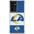 NFL Los Angeles Rams Zone Block Galaxy S21 Ultra 5G Clear Case