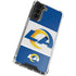 NFL Los Angeles Rams Zone Block Galaxy S22 Clear Case