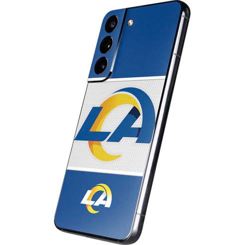 NFL Los Angeles Rams Zone Block Galaxy S22 Skin