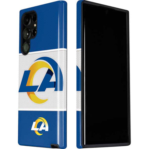 NFL Los Angeles Rams Zone Block Galaxy S22 Ultra Pro Case