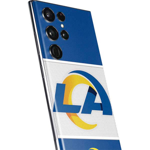 NFL Los Angeles Rams Zone Block Galaxy S22 Ultra Skin