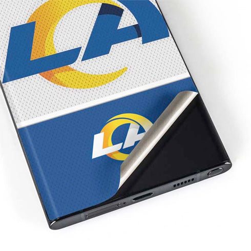 NFL Los Angeles Rams Zone Block Galaxy S22 Ultra Skin