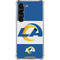 NFL Los Angeles Rams Zone Block Galaxy S23 Clear Case